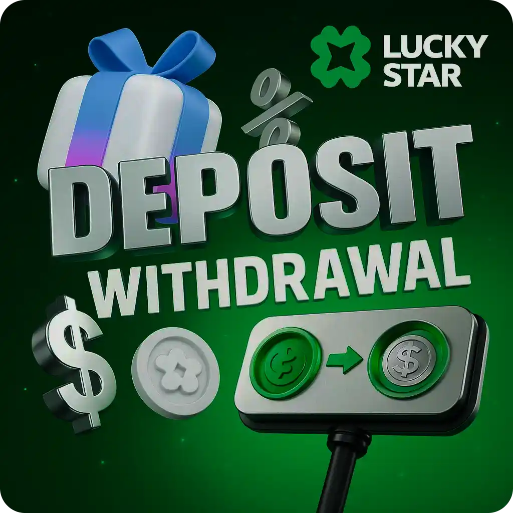 Deposit and Withdrawal Lucky Star